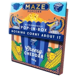 Maze Popcorn Pop-In-Box Cheesy Cheddar