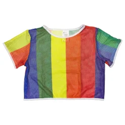 Mesh T-skjorte Flerfarget Dame