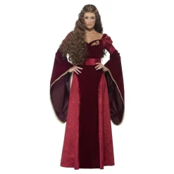 Middelalderdronning Deluxe Kostyme