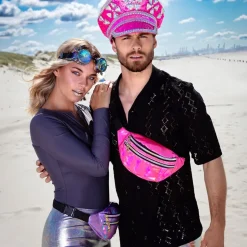 Midjebelte Holografisk Rosa