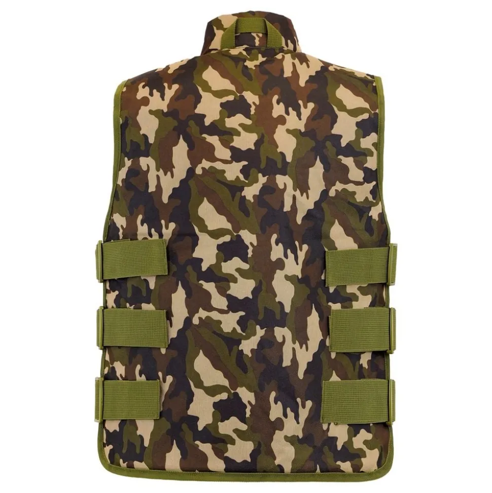 Militærvest kamuflasje for barn