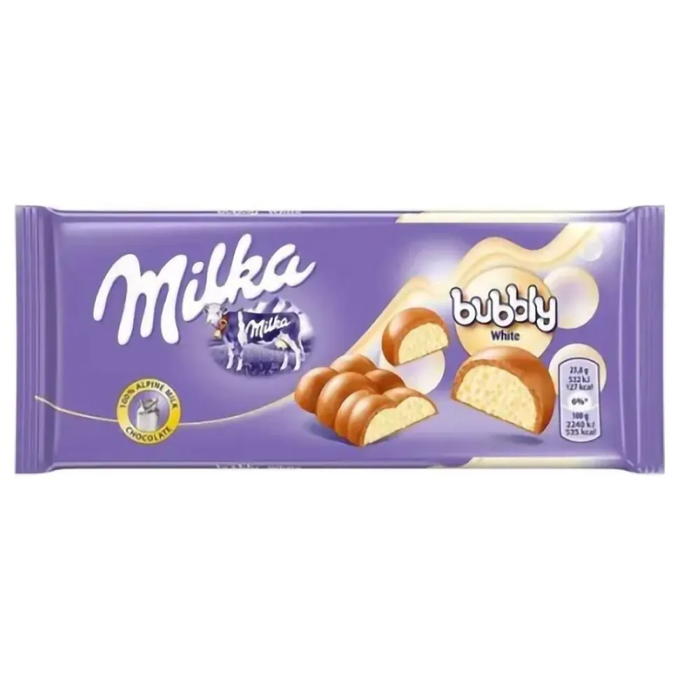 Milka Bubbly White