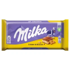 Milka Melkesjokoladeplate Creme & Biscuit