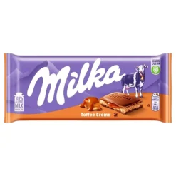 Milka Melkesjokoladeplate Toffee Creme