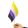 Miniflagg Pride Ikke-binær på Pinne