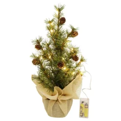 Minigran med LED-belysning