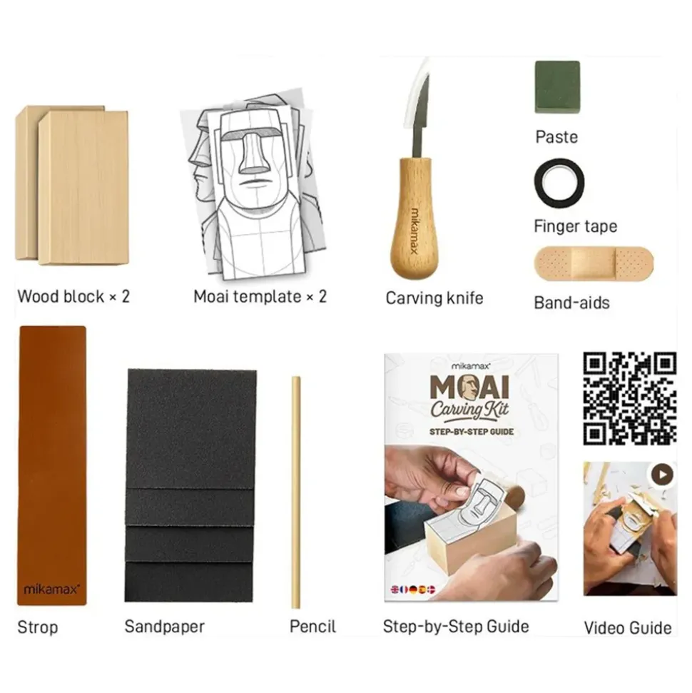 Moai Carving Kit