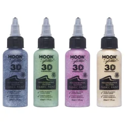Moon Creations Holographic Glitter Fabric Paint