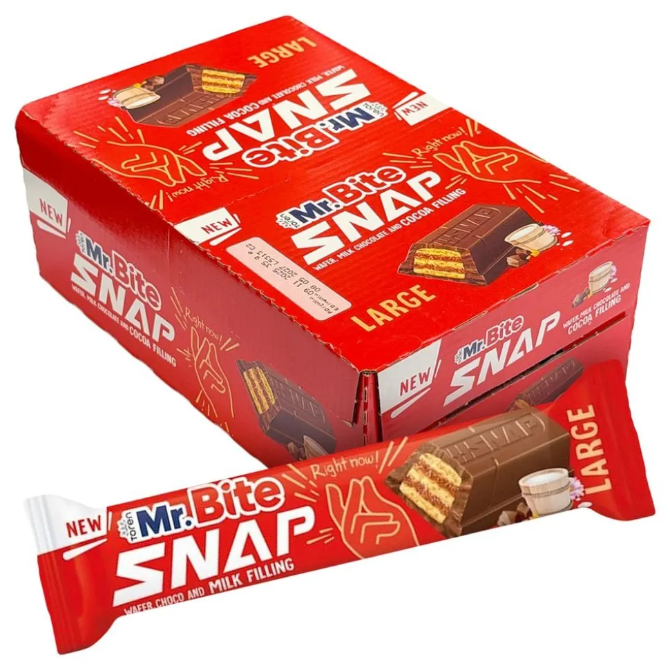Mr. Bite Snap Melkesjokolade Storpakning
