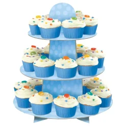 Muffinsstativ Baby shower Blå