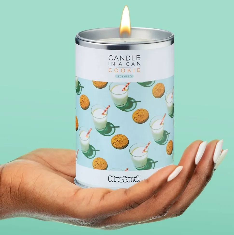 Mustard Candle In A Can Cookie