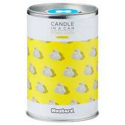 Mustard Candle In A Can Popcorn
