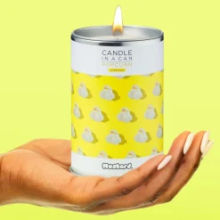 Mustard Candle In A Can Popcorn