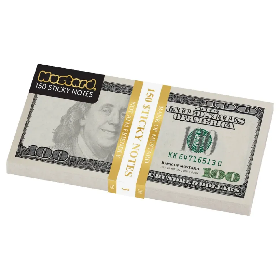 Mustard Cash Sticky Notes
