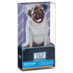 Mustard Dog In A Box Sticky Notes