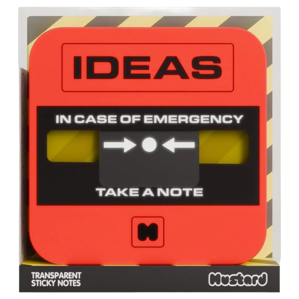 Mustard Emergency Sticky Notes
