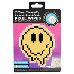 Mustard Happy Face Pixel Wipes Skjermrengjøring