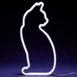 Mustard LED-lampe Katt Neon