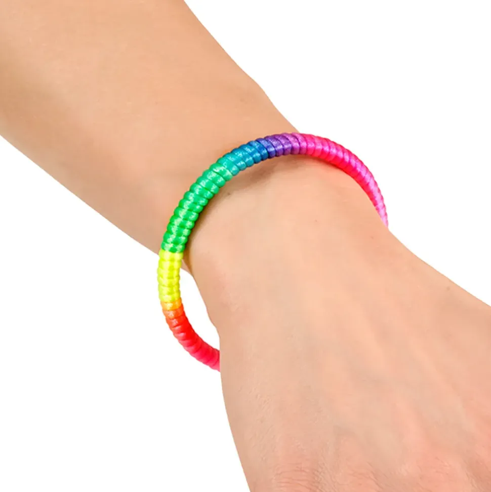 Neon Armbånd Regnbue
