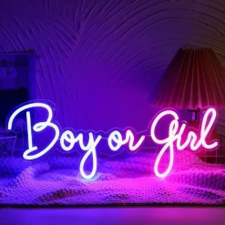 Neonskilt Boy or Girl