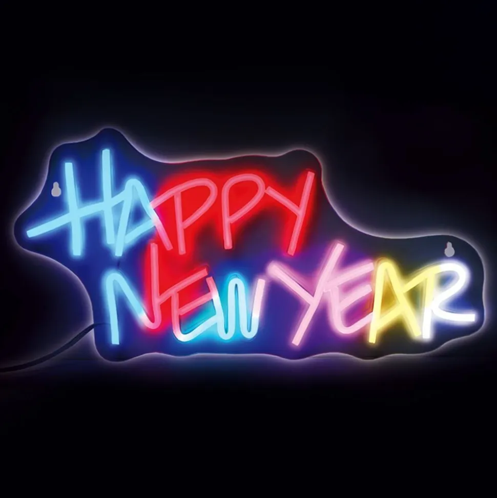 Neonskilt Happy New Year