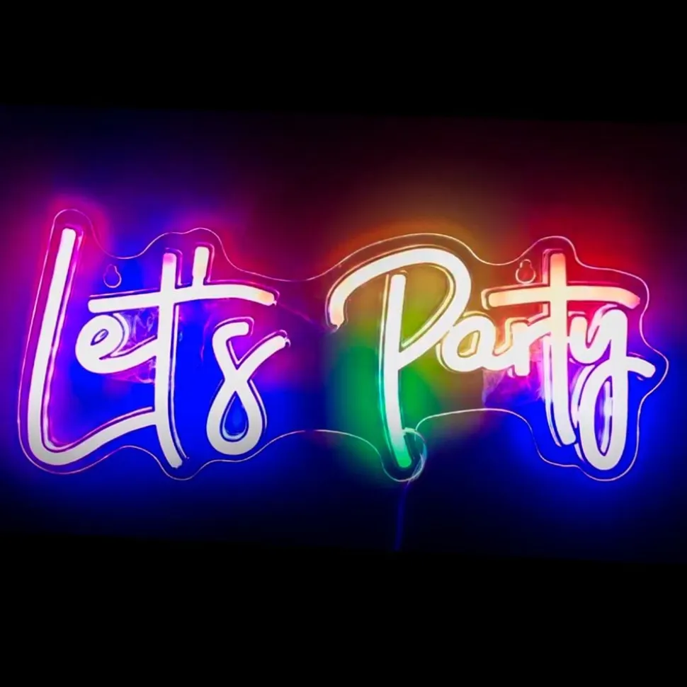 Neonskilt Let's Party