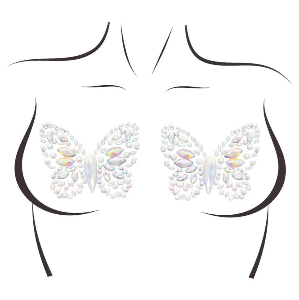 Nipple Cover Sommerfugl Glow in the Dark