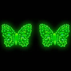Nipple Cover Sommerfugl Glow in the Dark