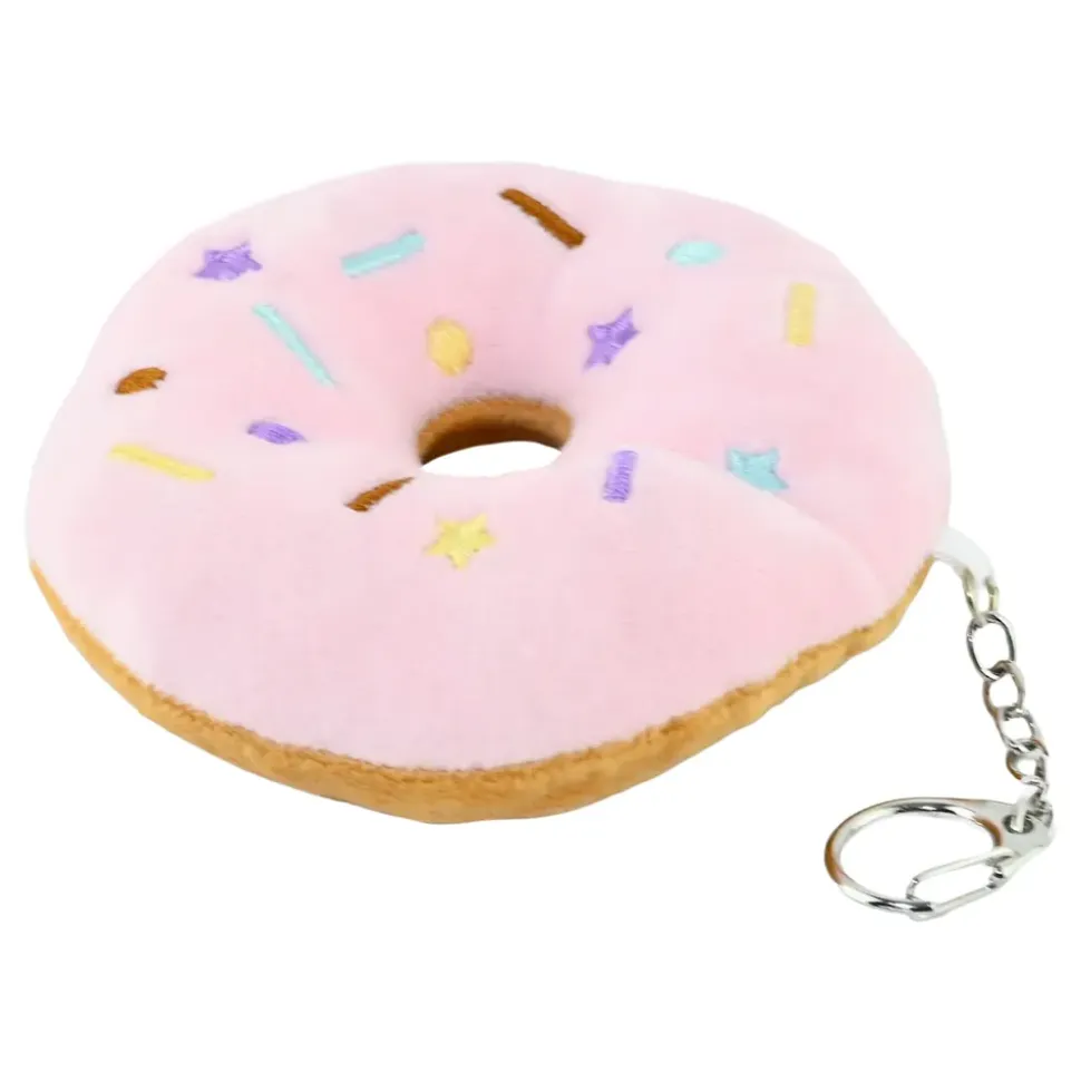 Nøkkelring Donut Rosa