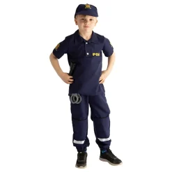 Norsk Politi Barn Kostyme