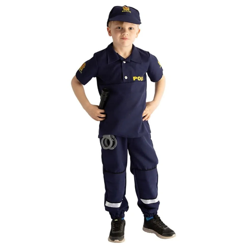 Norsk Politi Barn Kostyme
