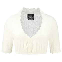 Oktoberfest Dirndl Bluse Naturhvit
