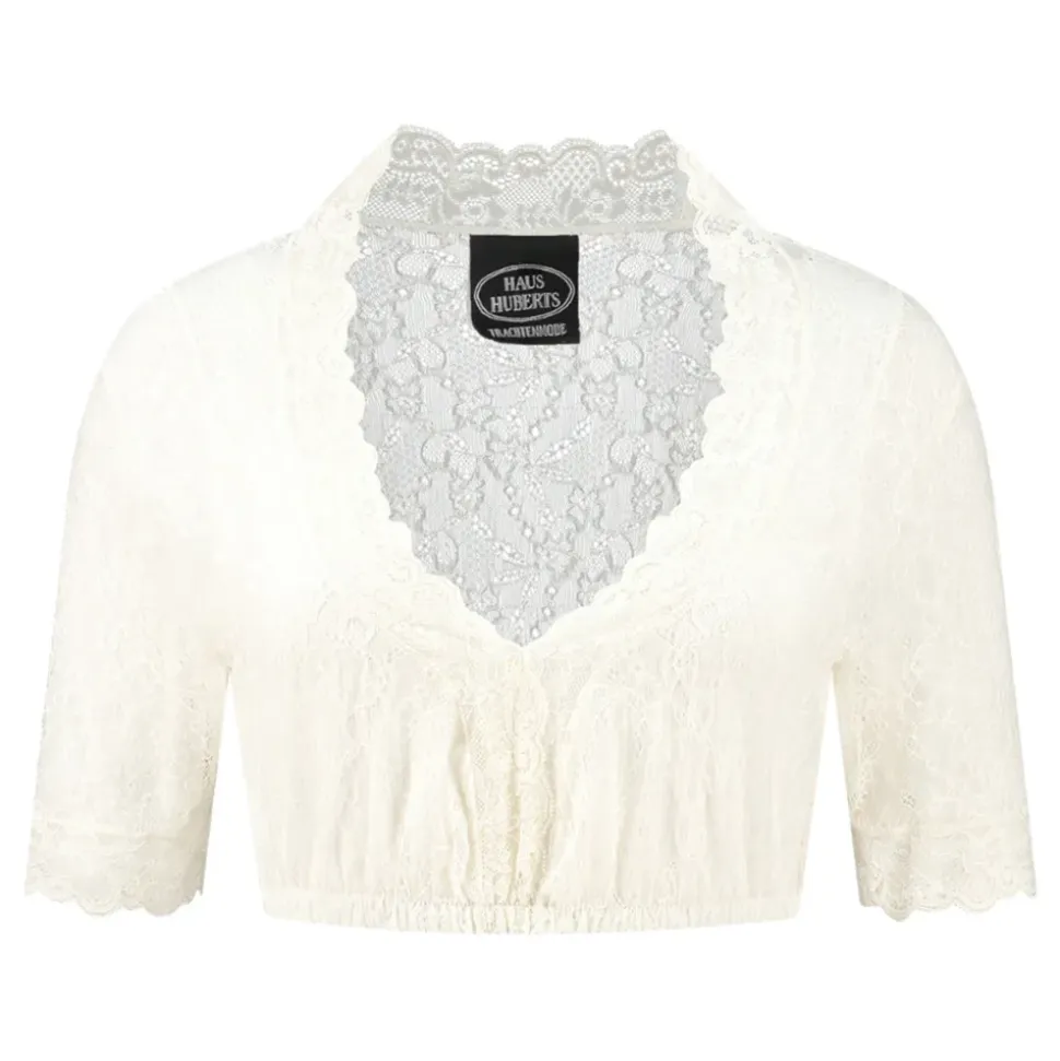 Oktoberfest Dirndl Bluse Naturhvit