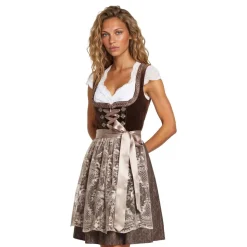 Oktoberfest Dirndl Jula Brun Deluxe Kostyme