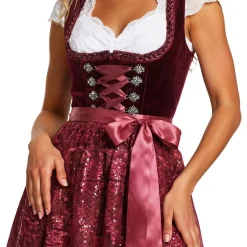 Oktoberfest Dirndl Jula Vinrød Deluxe Kostyme