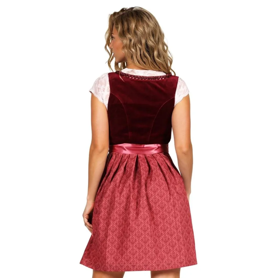 Oktoberfest Dirndl Jula Vinrød Deluxe Kostyme
