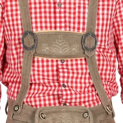 Oktoberfest Lederhosen Shorts Deluxe Beige