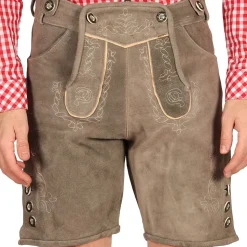 Oktoberfest Lederhosen Shorts Deluxe Beige