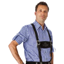 Oktoberfest Skjorte Blå
