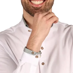 Oktoberfest Skjorte Herre Hvit Deluxe