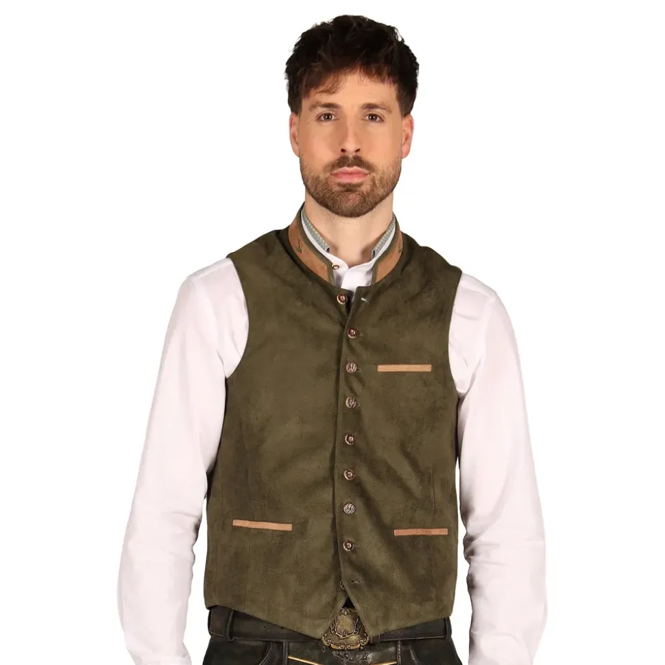 Oktoberfestvest Mørkegrønn Deluxe