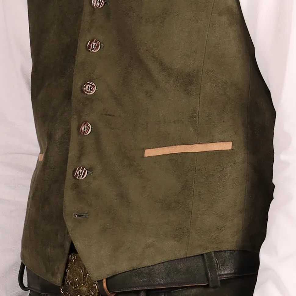 Oktoberfestvest Mørkegrønn Deluxe