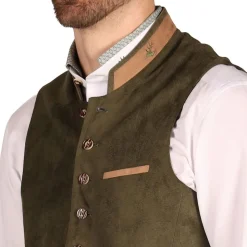 Oktoberfestvest Mørkegrønn Deluxe