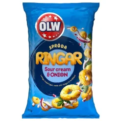 OLW Sprø Ringer Sourcream & Onion