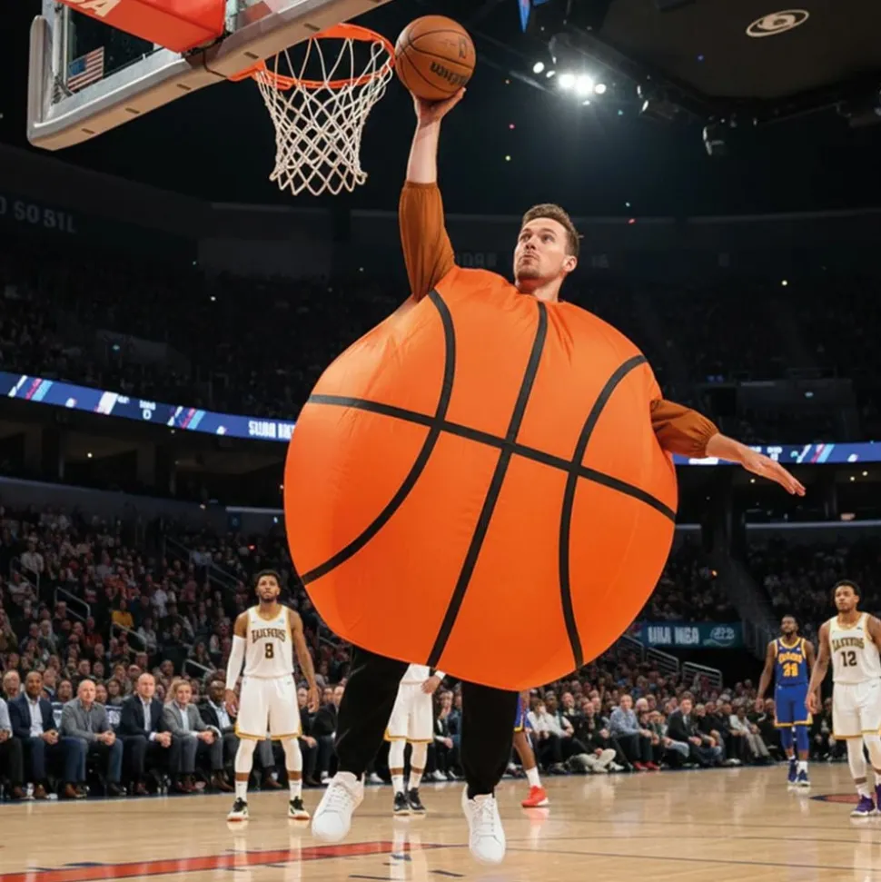 Oppblåsbar Basketball Kostyme