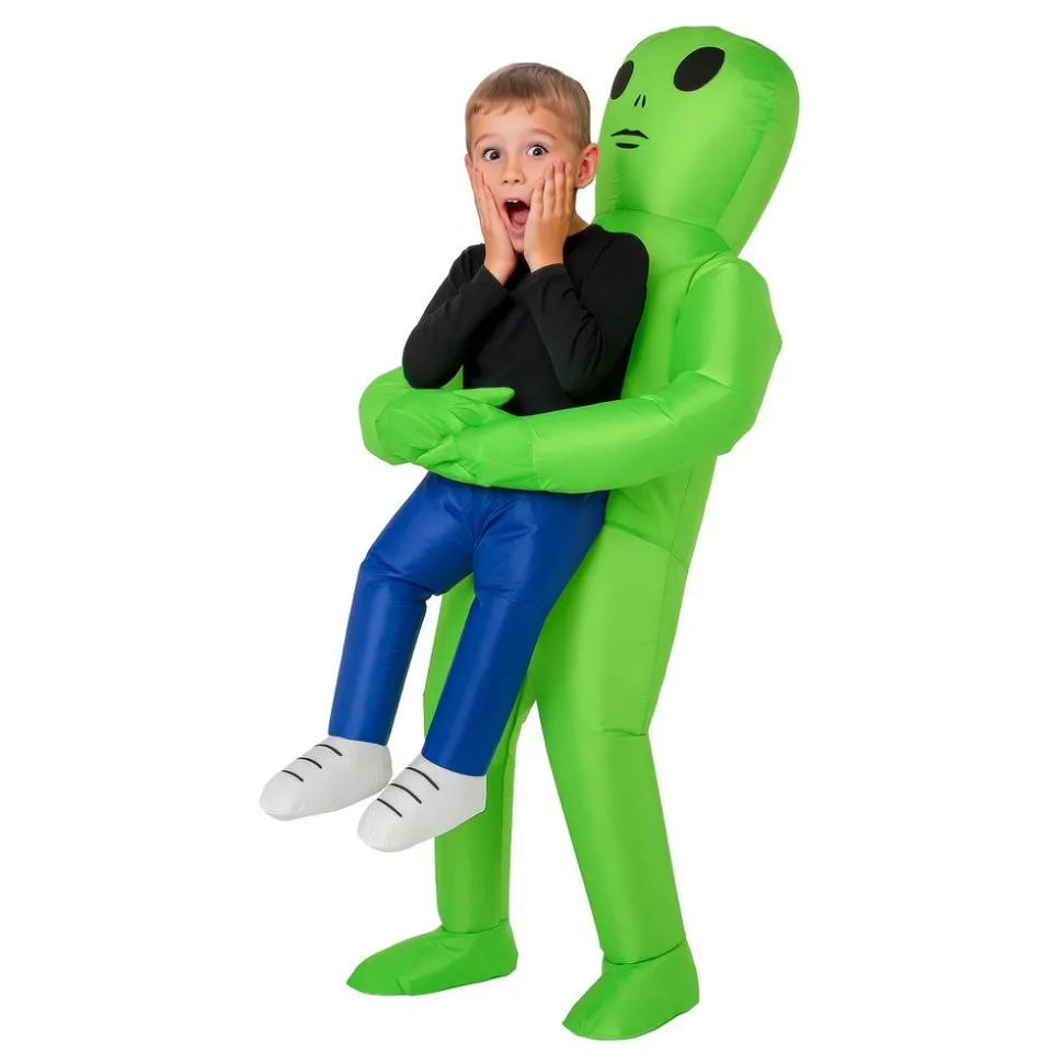 Oppblåsbar Bærende Alien Barn Kostyme