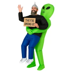 Oppblåsbar Bærende Alien Kostyme