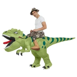 Oppblåsbar Ridende T-Rex Kostyme
