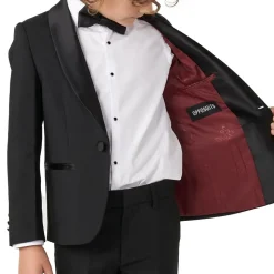 OppoSuits Boys Jet Set Black Smoking