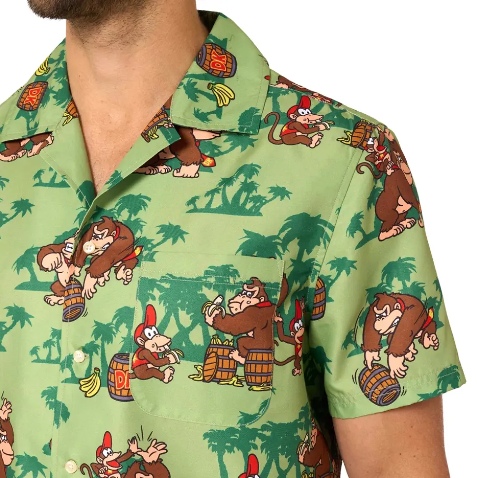 OppoSuits Donkey Kong Bananas Skjorte